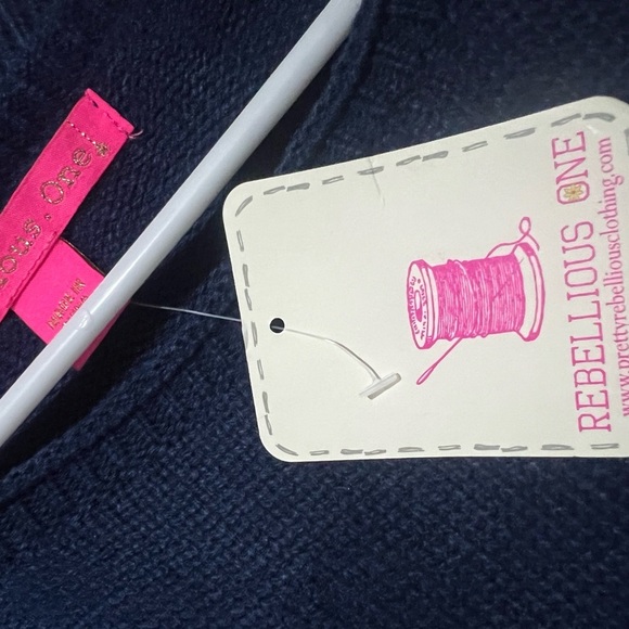 Weekend I Miss You sweater navy blue soft cozy sweater winter outfit New lovely - Picture 8 of 11